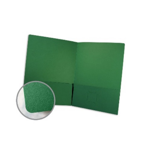 Green Plain Folder